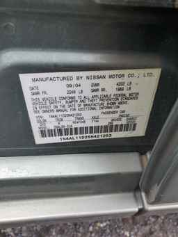 2005 NISSAN ALTIMA