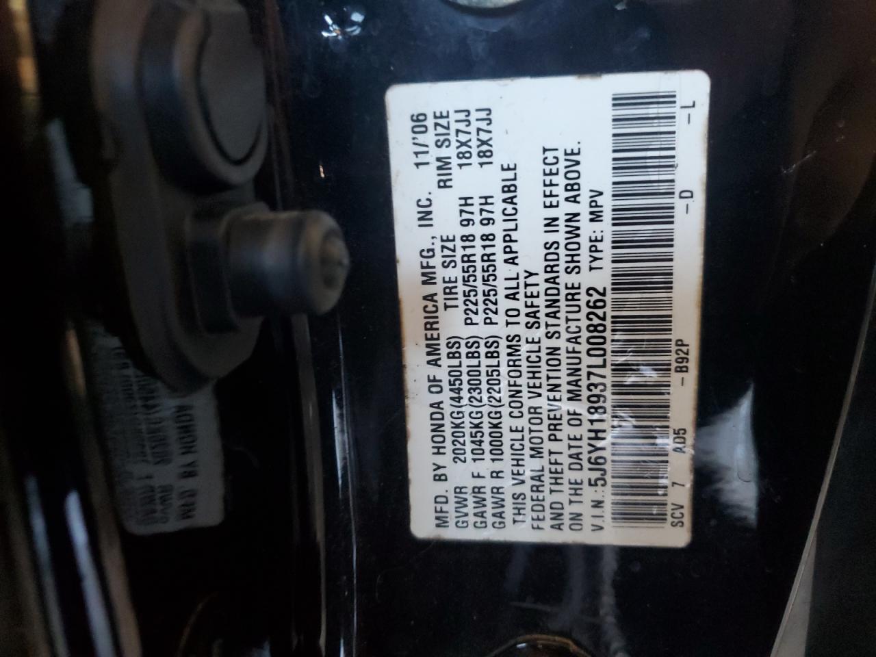 2007 HONDA Element