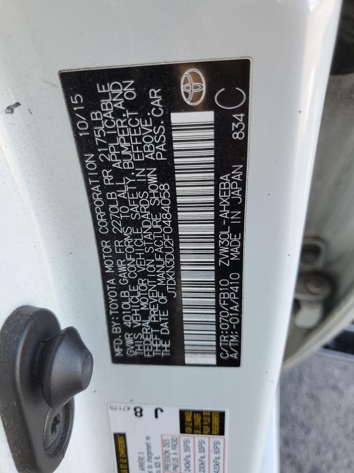 2015 TOYOTA PRIUS