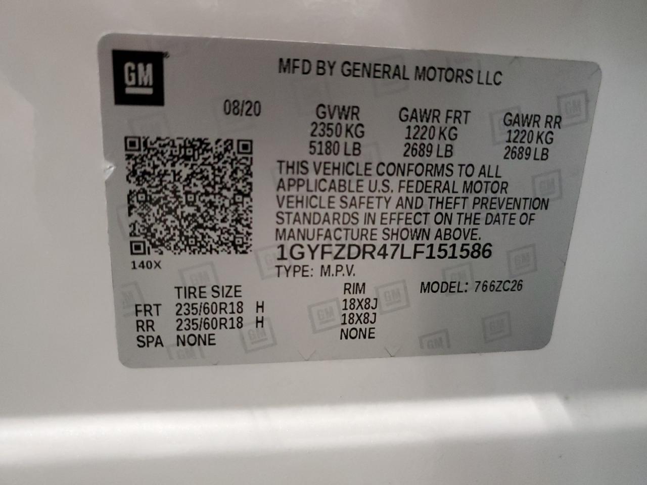 2020 CADILLAC XT4
