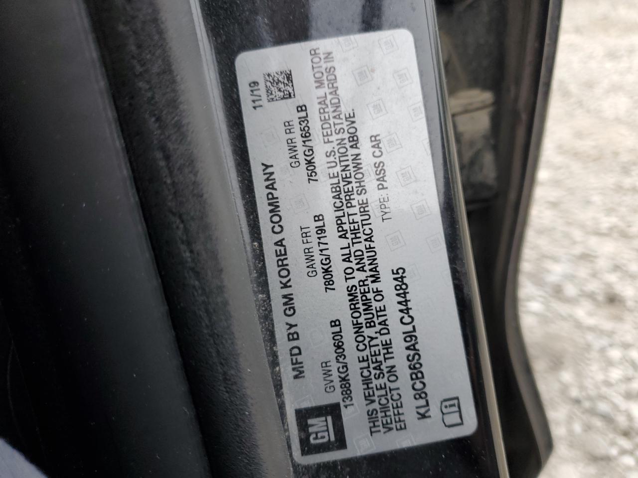 2020 CHEVROLET Spark