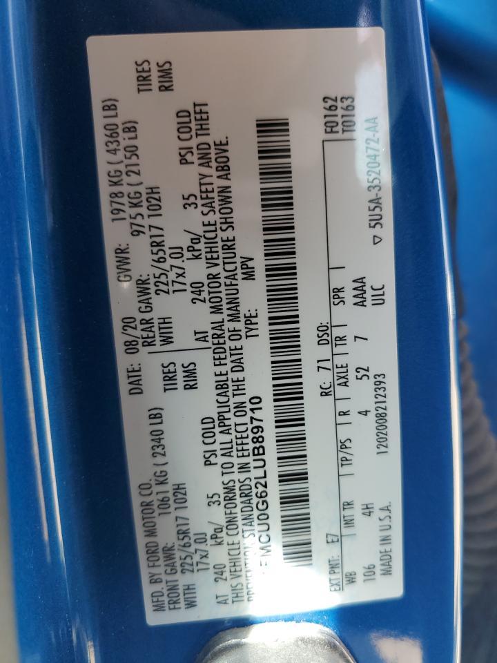 2020 FORD ESCAPE