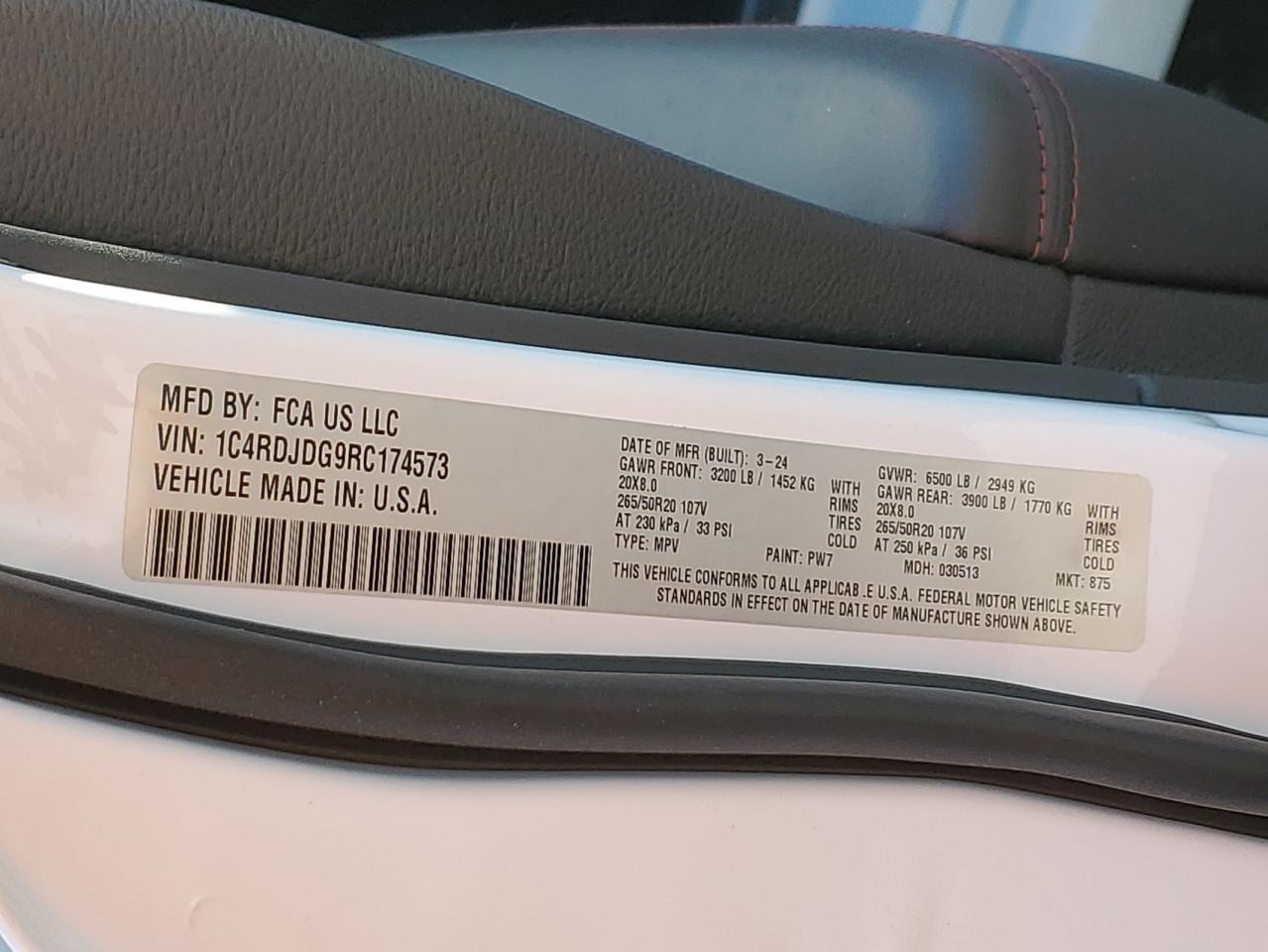 2024 DODGE DURANGO