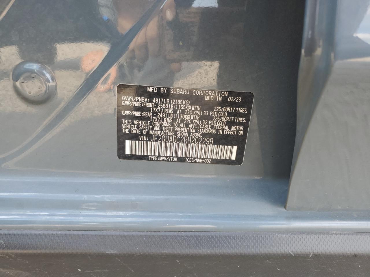 2024 SUBARU Crosstrek