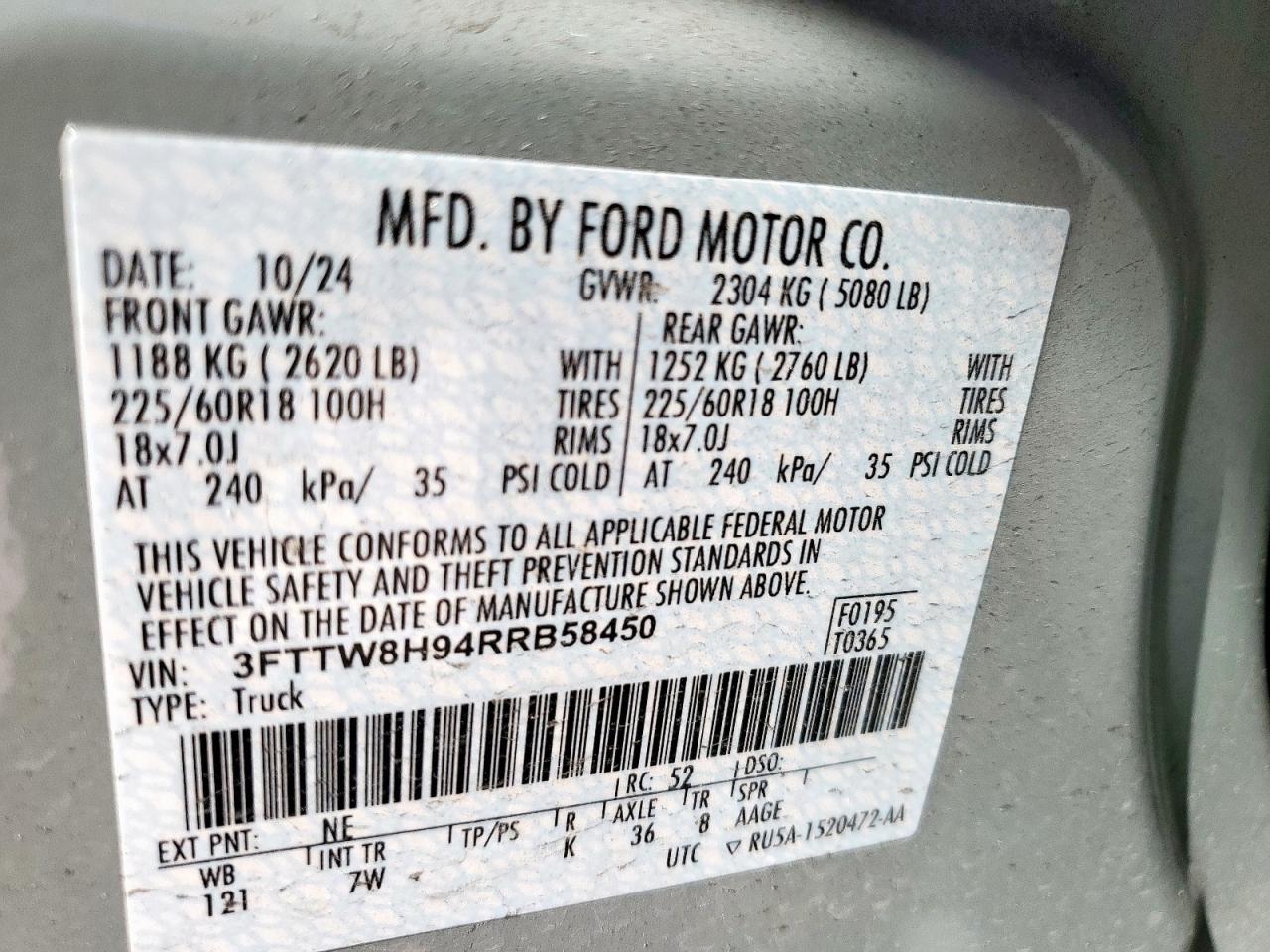 2024 FORD Maverick