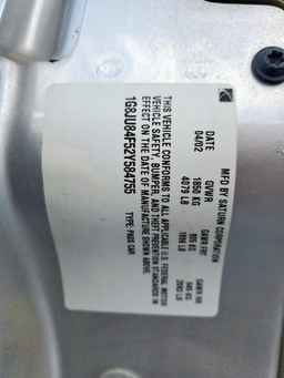2002 SATURN Lw200