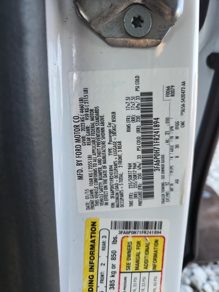 2015 FORD FUSION