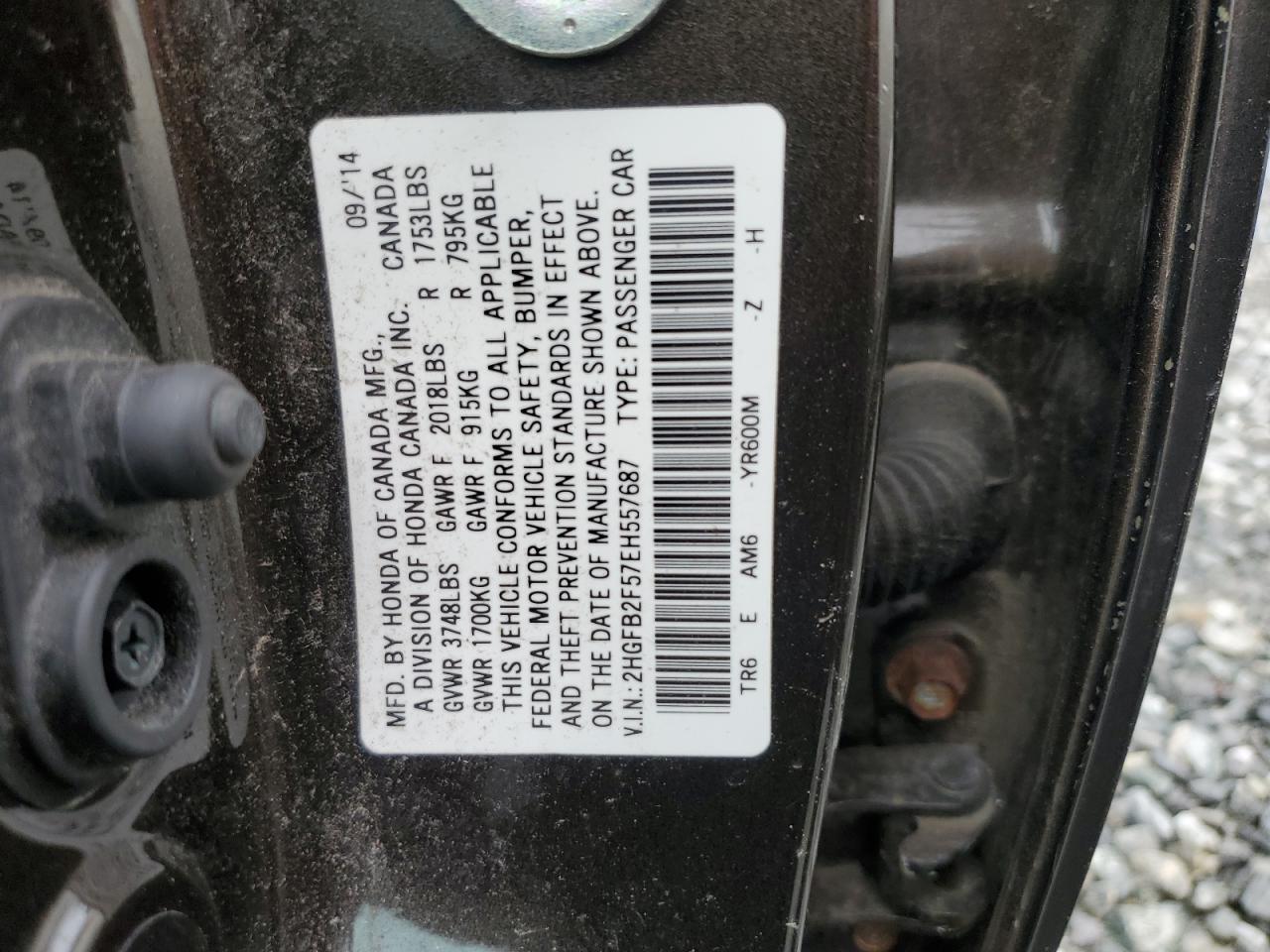 2014 HONDA CIVIC