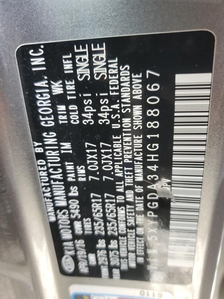 2017 KIA SORENTO