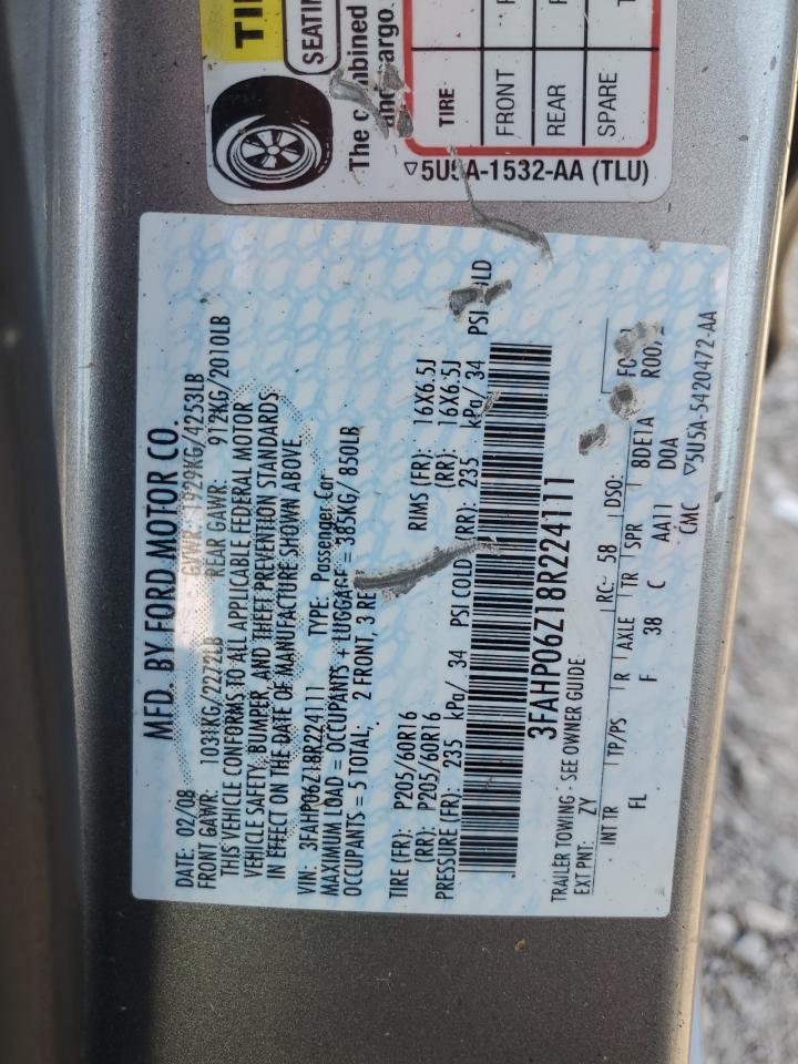2008 FORD FUSION