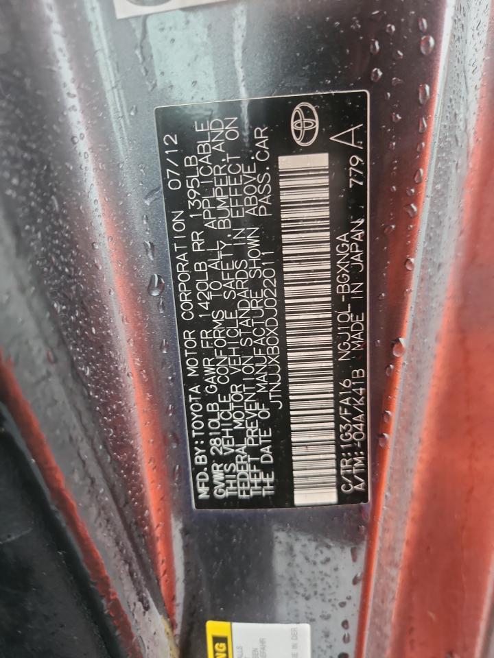 2013 TOYOTA SCION