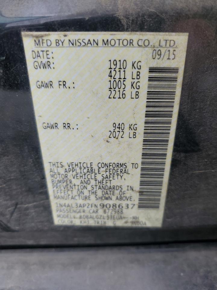 2015 NISSAN ALTIMA