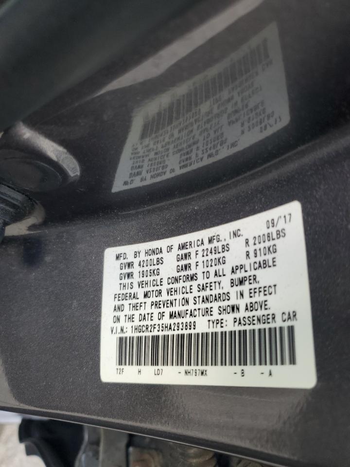 2017 HONDA ACCORD