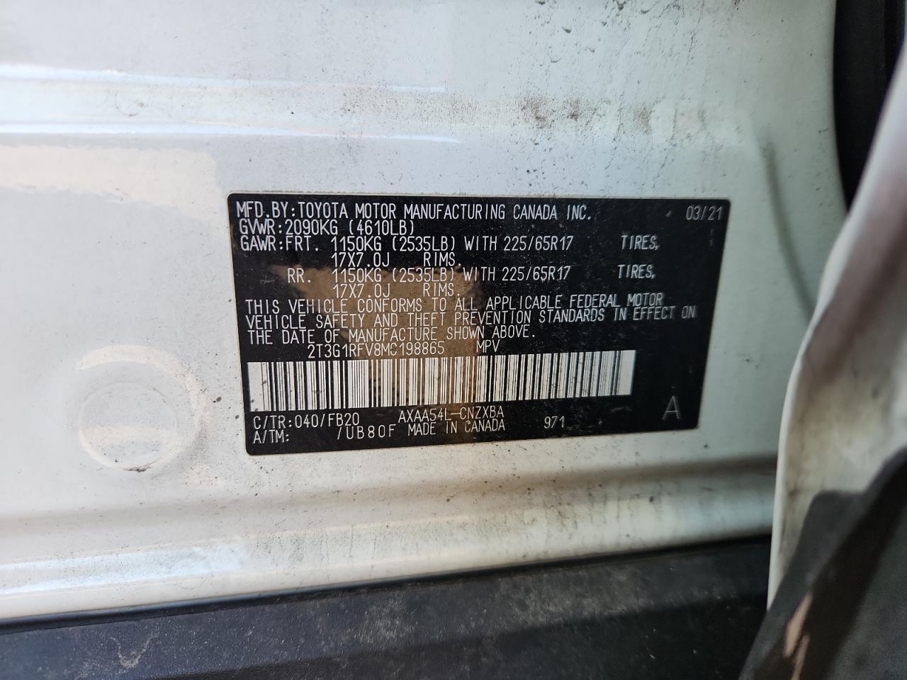 2021 TOYOTA RAV4