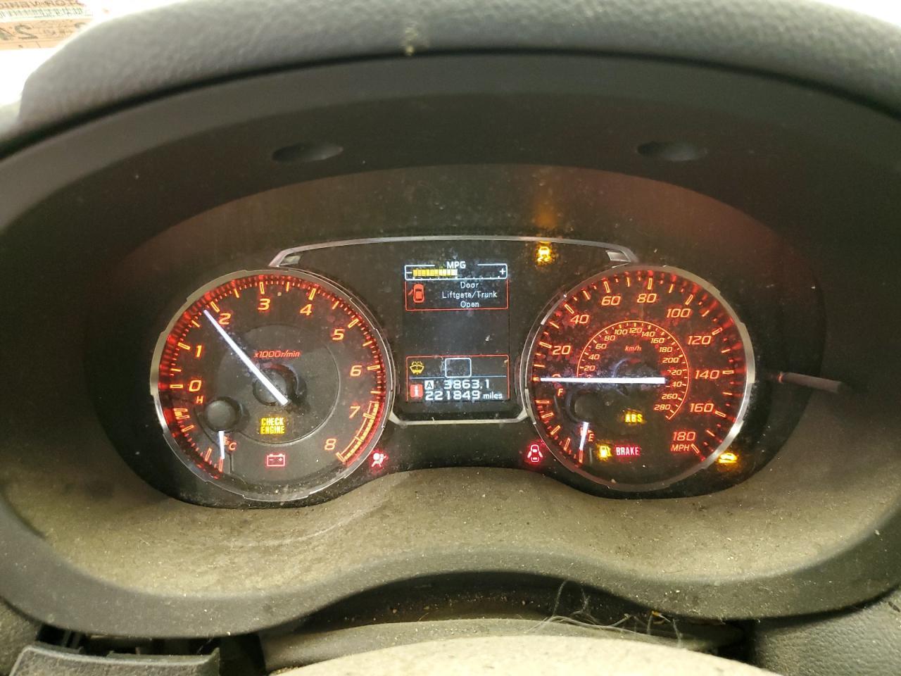 2016 SUBARU WRX