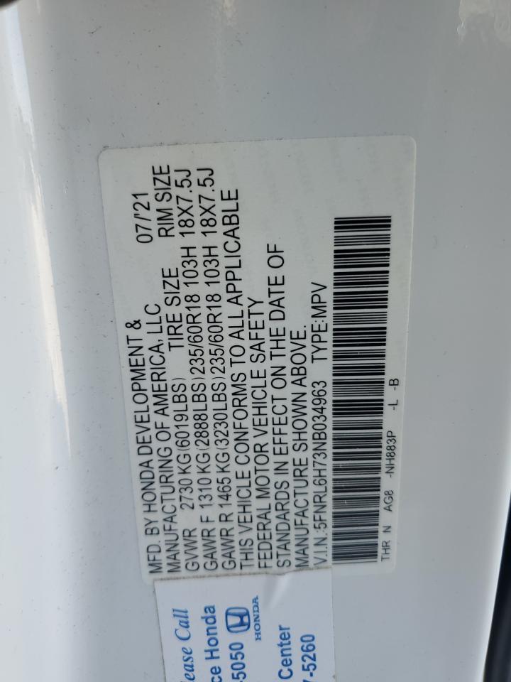 2022 HONDA ODYSSEY