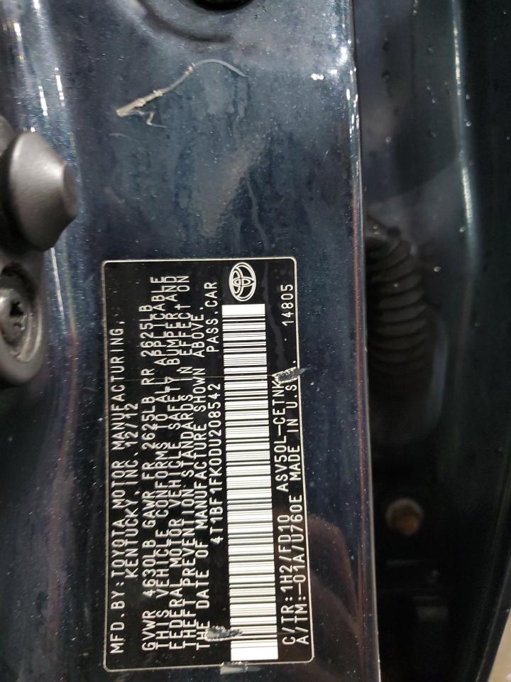 2013 TOYOTA CAMRY