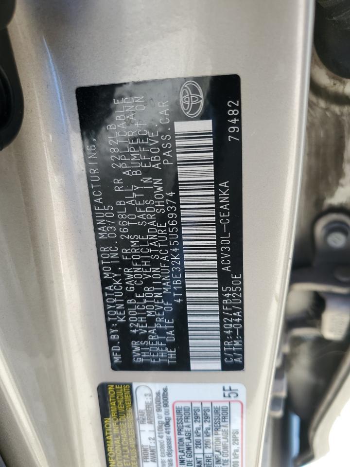 2005 TOYOTA CAMRY