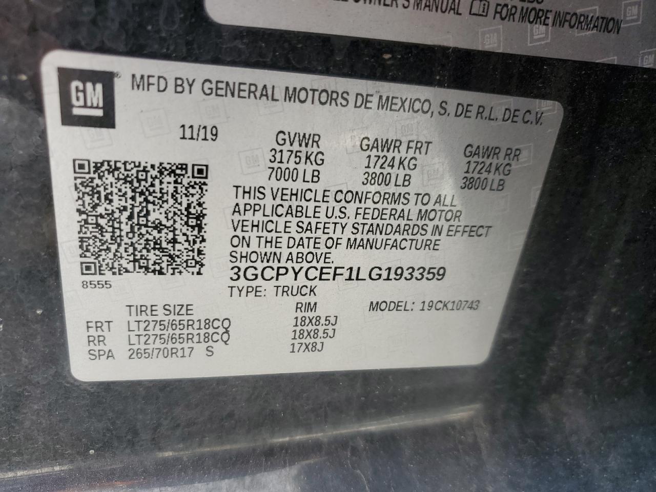 2020 CHEVROLET Silverado