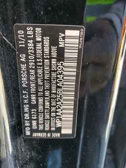 2011 PORSCHE CAYENNE
