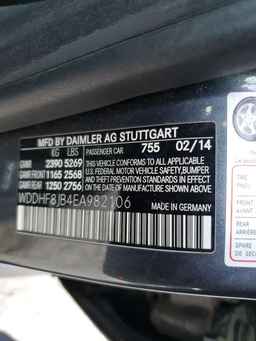 2014 MERCEDES-BENZ E-Class