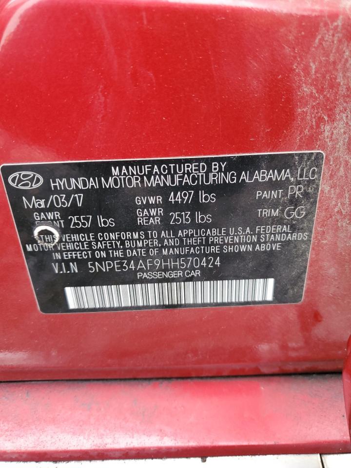 2017 HYUNDAI SONATA
