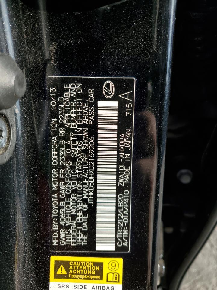 2013 LEXUS CT 200