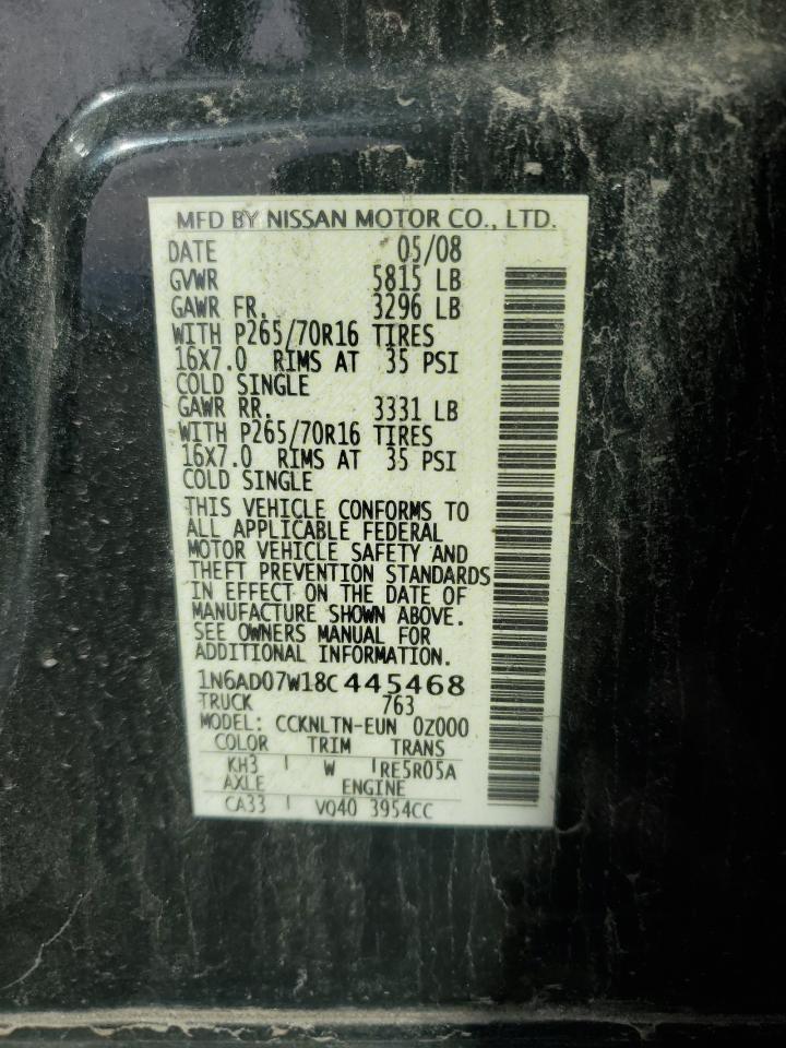 2008 NISSAN Frontier