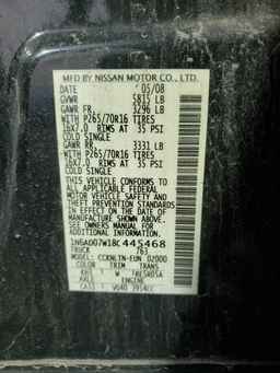 2008 NISSAN Frontier