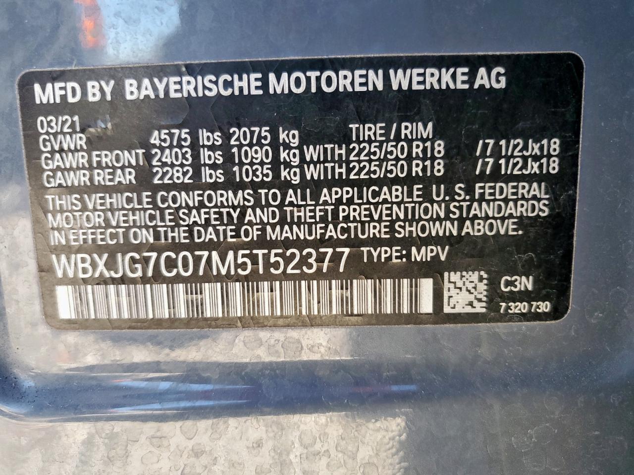 2021 BMW X1