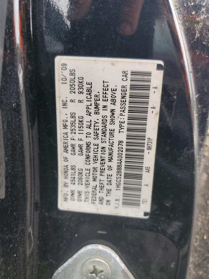 2010 HONDA ACCORD
