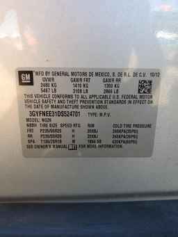 2013 CADILLAC SRX