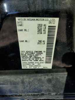 2013 NISSAN ALTIMA