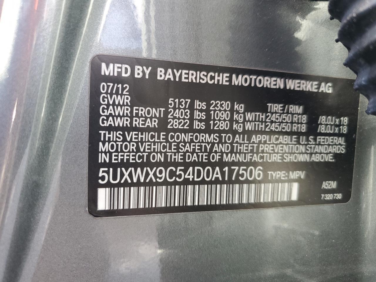 2013 BMW X3