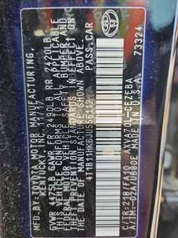 2018 TOYOTA CAMRY
