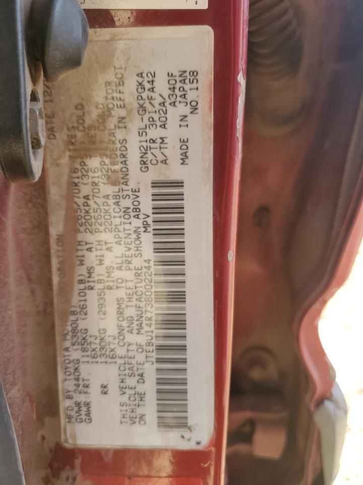 2003 TOYOTA 4Runner