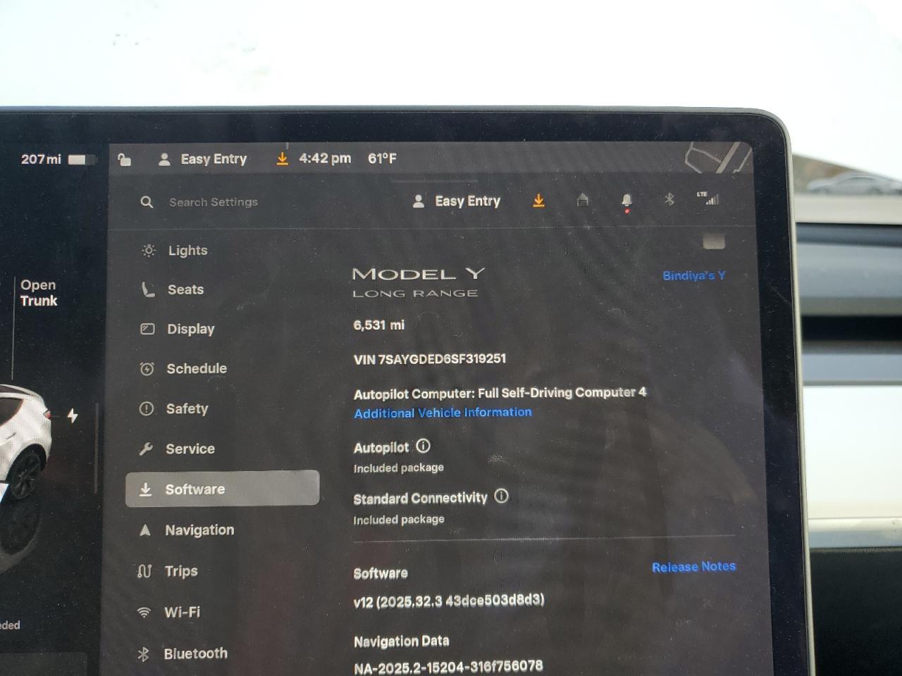 2025 TESLA MODEL Y