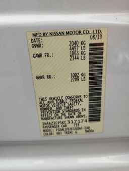 2019 NISSAN LEAF