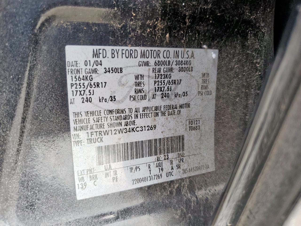 2004 FORD F-150