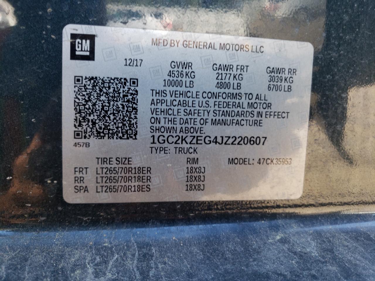 2018 CHEVROLET Silverado