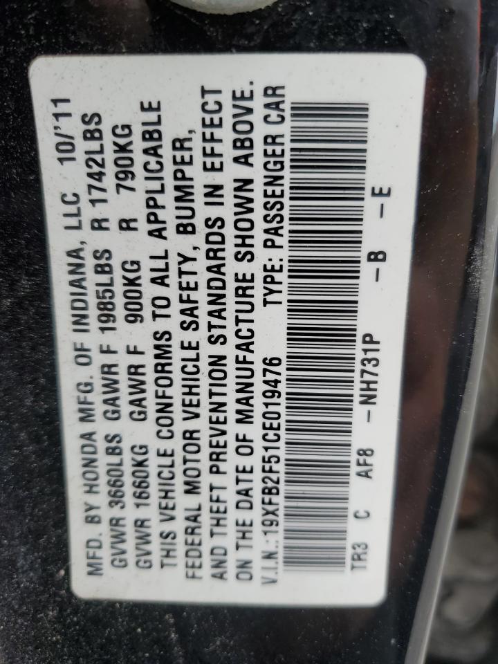 2012 HONDA CIVIC