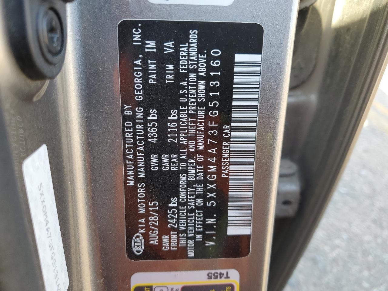 2015 KIA OPTIMA