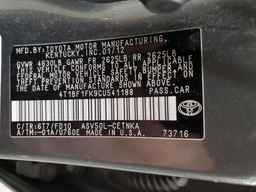 2012 TOYOTA CAMRY