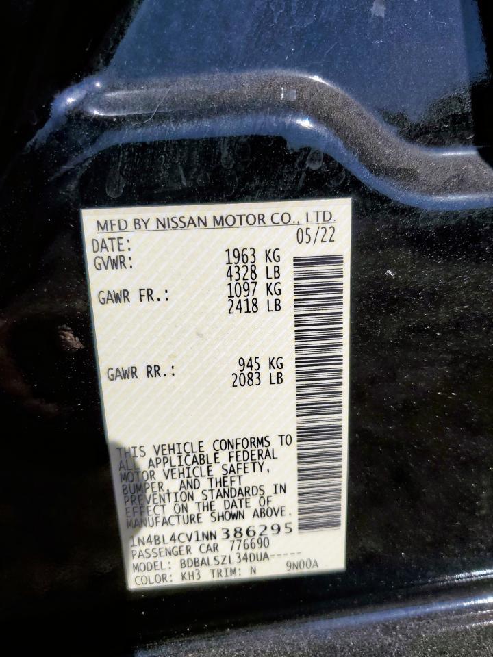 2022 NISSAN ALTIMA