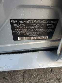 2011 HYUNDAI SONATA