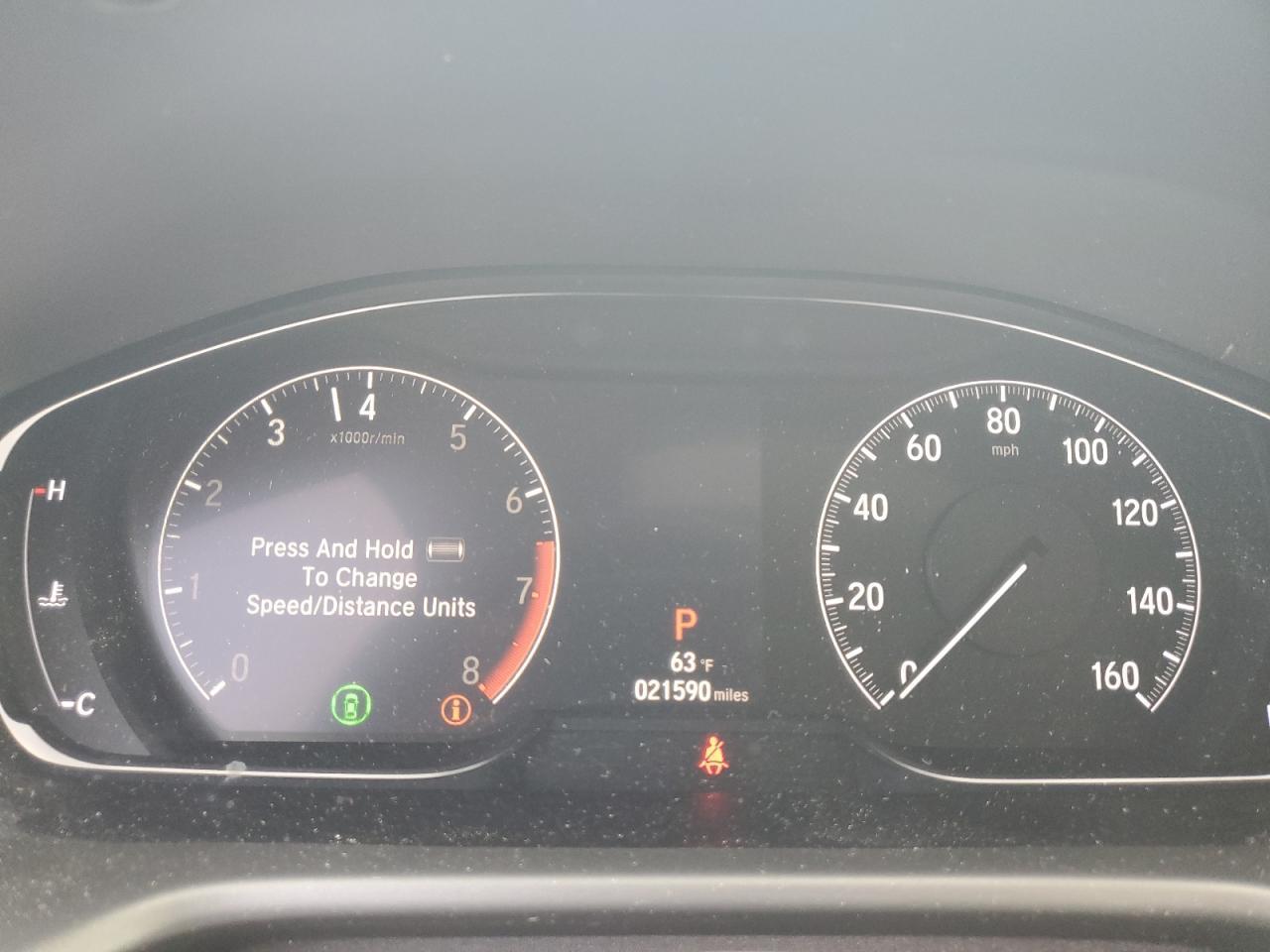 2019 HONDA ACCORD
