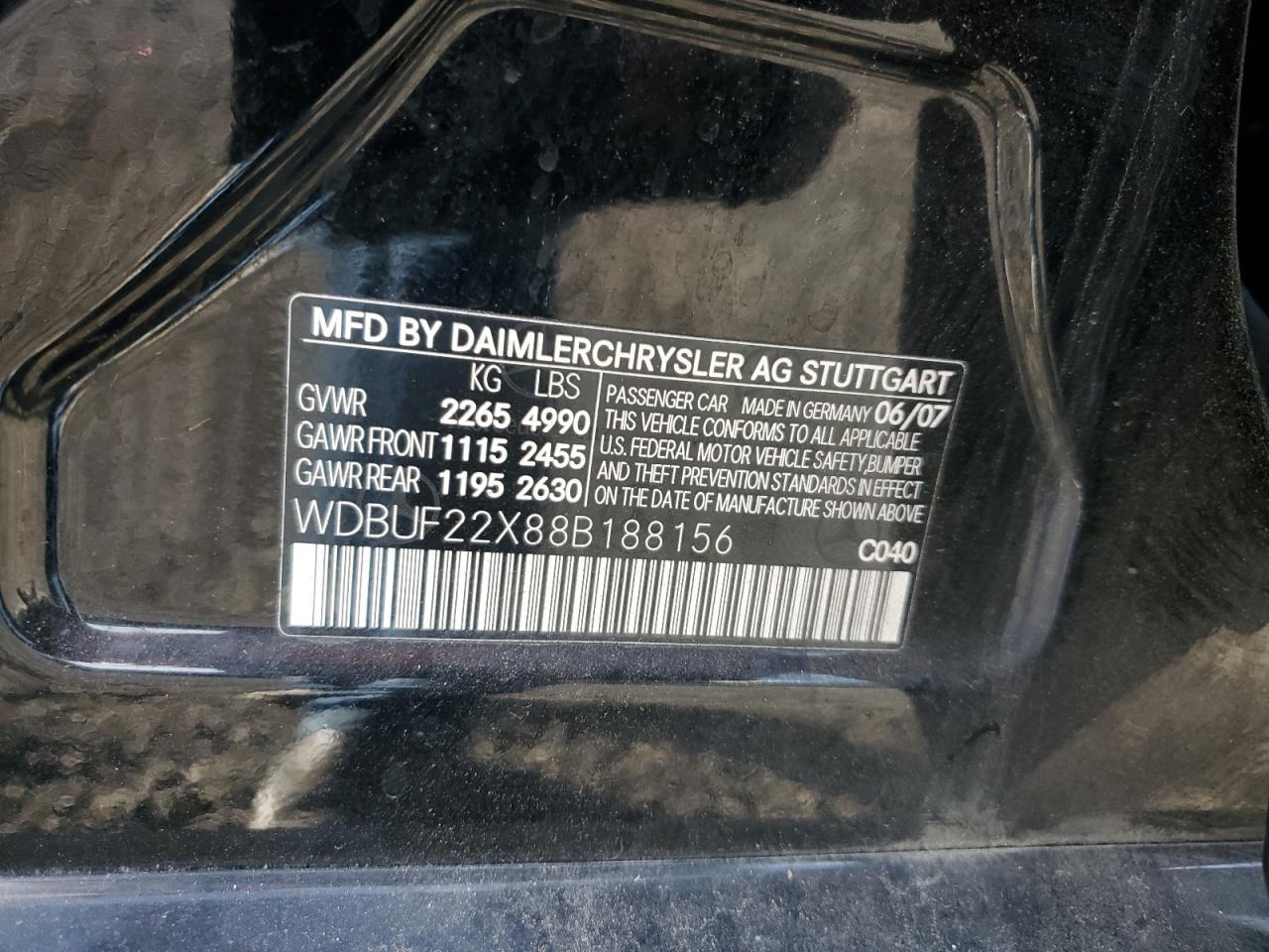 2008 MERCEDES-BENZ E-Class