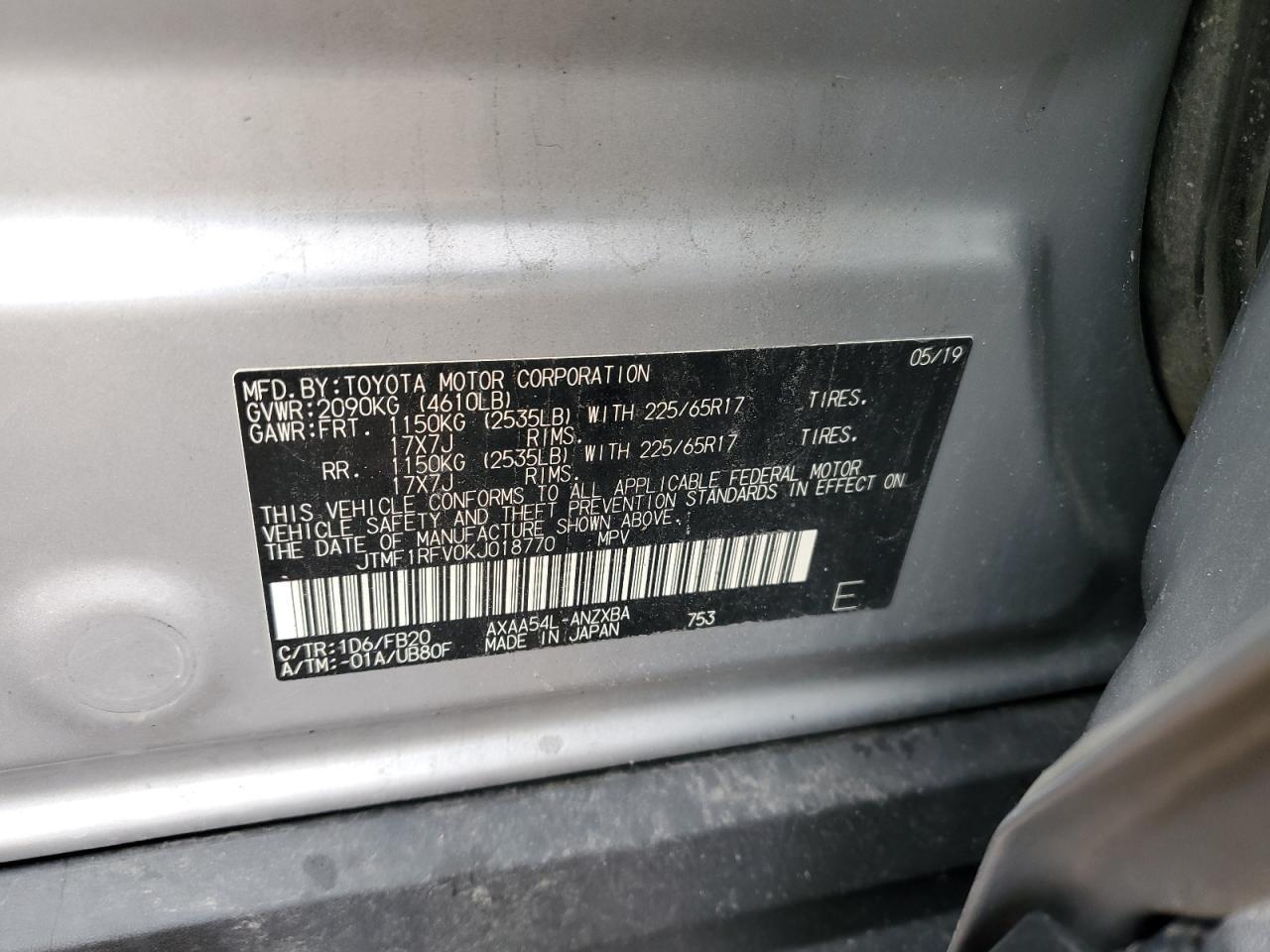 2019 TOYOTA RAV4
