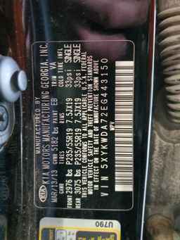 2014 KIA SORENTO