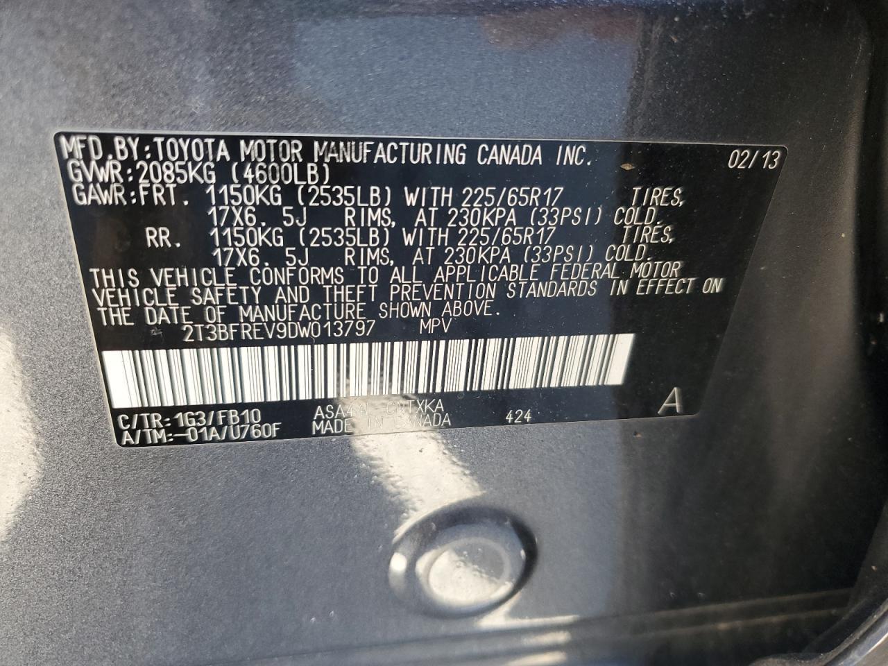 2013 TOYOTA RAV4